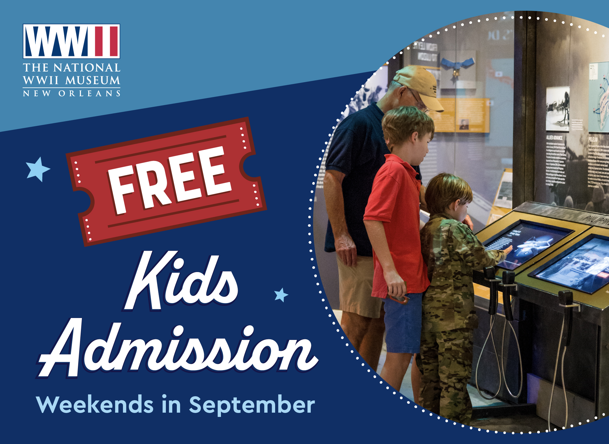 Kids Free Weekends The National WWII Museum New Orleans kids-free-weekends-the-national-wwii-museum-new-orleans